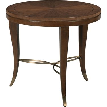 Vantage Lamp Table In Warm Brown
