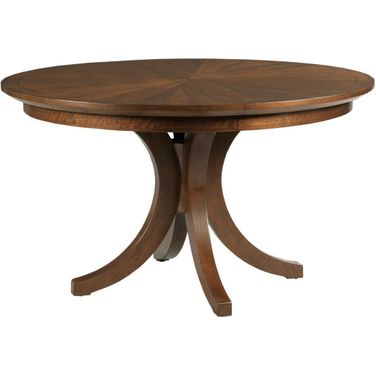Vantage Warm Brown Warner Round Dining Table