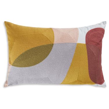Varness Pillow In Gray and Yellow