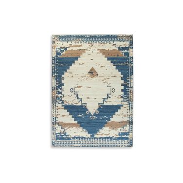 Varnler 10' x 14' Rug In Blue/Brown/Tan