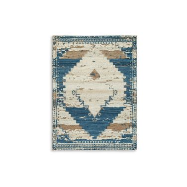 Varnler 8' x 10' Rug In Blue/Brown/Tan