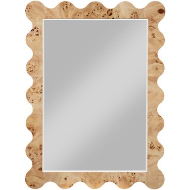 Vassa Burl Veneer Mirror In Natural and Stained Natural