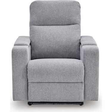 Vassalboro Power Glider Recliner with Audio System In Pewter