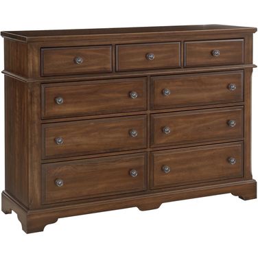 Heritage 9 Drawer Bureau In Amish Cherry
