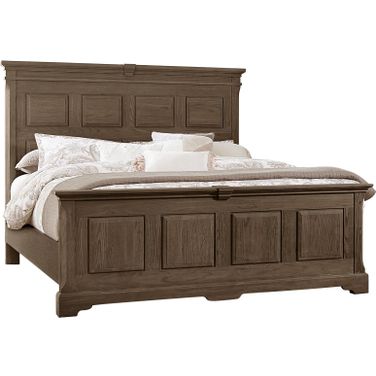 Heritage King Mansion Bed In Greystone