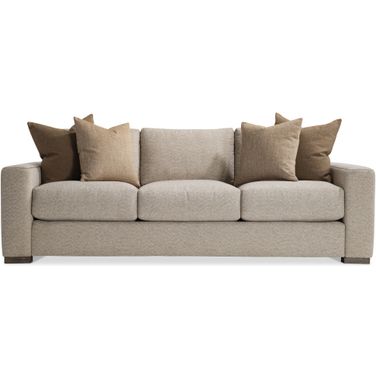 Vaughn Fabric Sofa In Beige and Tan