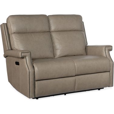 Vaughn Zero Gravity Loveseat With Power Headrest In Grey