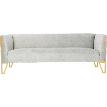 Vector Sofa in Grey and Gold