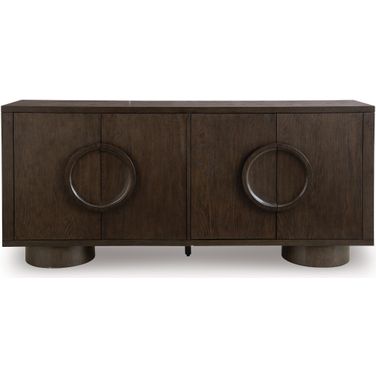 Veeda Accent Cabinet In Dark Brown
