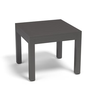 Vegas End Table in Aluminim Graphite