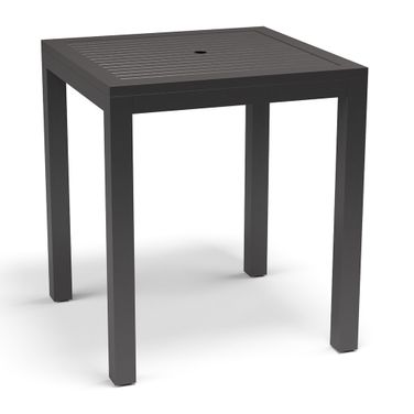 Vegas Pub Table in Aluminim Graphite