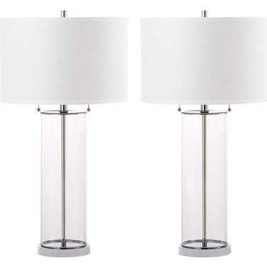 Velma Clear 31 Inch Table Lamp Set of 2
