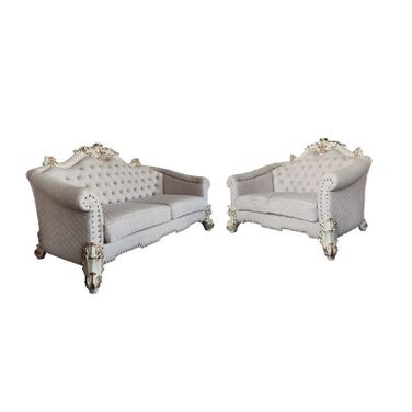 Vendome Ii Living Room Set In Ivory