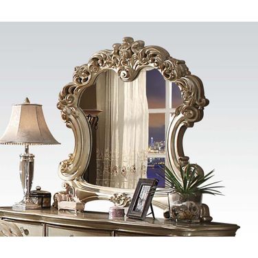 Vendome Mirror In Gold Patina by ACME | 1StopBedrooms