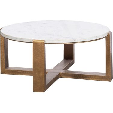 Veneto Cocktail Table In Antique Gold