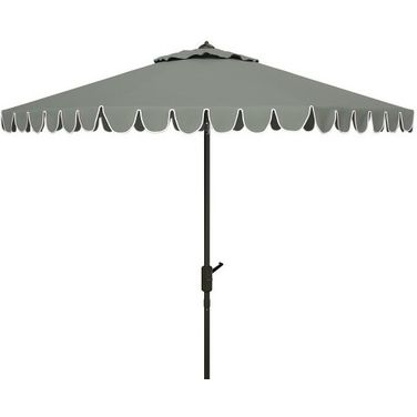 Venice 11Ft Crank Umbrella in Grey