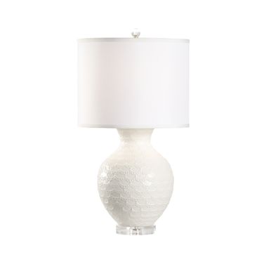 Venise Lamp In White and Cream