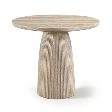 Venosa Concrete Indoor and Outdoor Counter Height Table In Travertine