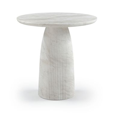 Venosa Concrete Indoor and Outdoor Counter Height Table In White