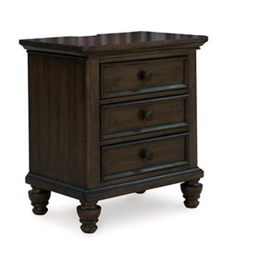 Veramond Nightstand In Dark Brown