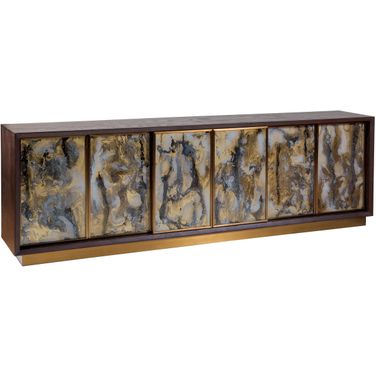 Verbatim Verbatim Long Media Console In Dark Brown