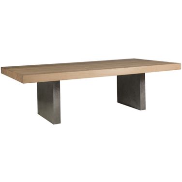 Verite Verite Rectangular Dining Table In Light Oak