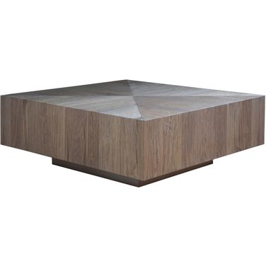 Verite Verite Square Cocktail Table In Light Oak