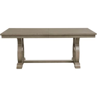 Vermillion Subtle Bisque Extendable Dining Table