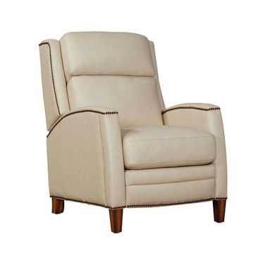 Vermont Power High Leg Recliner with Power Headrest In Pearl Glow