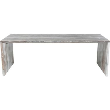 Vernazza Marble Coffee Table In Brown