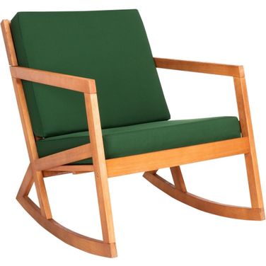 Vernon Rocking Chair in Natural and Green