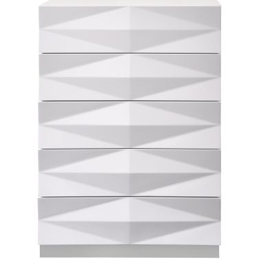 Verona White Lacquer Chest