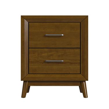 Veronica 2-Drawer Cabinet In Walnut