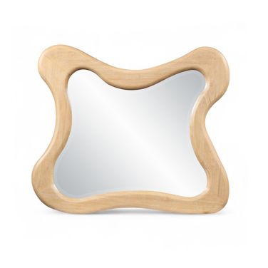 Verra Solid Wood Mirror In Natural