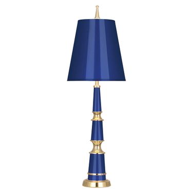 Versailles Buffet Lamp In Navy and Brass