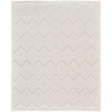 Versatile 12' x 15' Rug In Ivory White