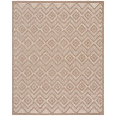 Versatile 7' x 10' Rug In Natural and Beige