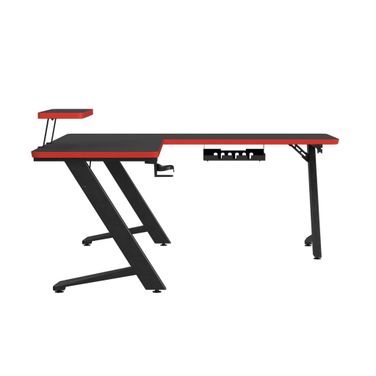 Vertex L shape Desk In Black