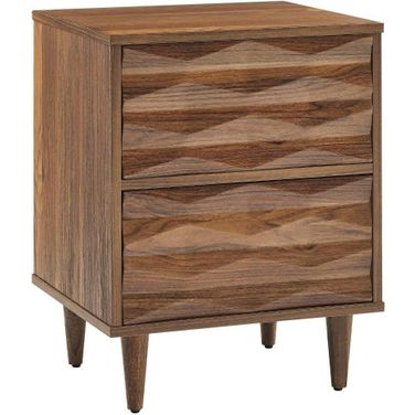 Vespera 2 Drawer Nightstand In Walnut