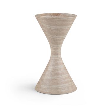Vessa Concrete Planter In Travertine