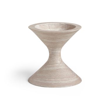Vessa Concrete Planter In Travertine
