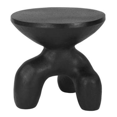 Veta Indoor-Outdoor Accent Table In Black