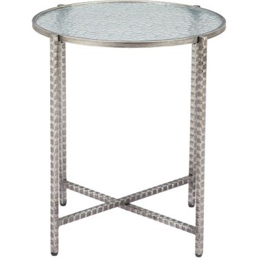 Vetro Side Table In Silver