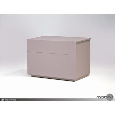 Vex Hg Matte Stone Night Table