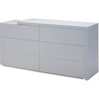 Vex Matte White Dresser No Extension