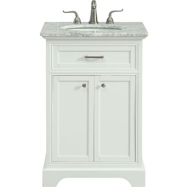 Americana 24" White Single Vanity Set