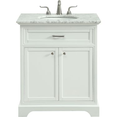Americana 30" White Single Vanity Set