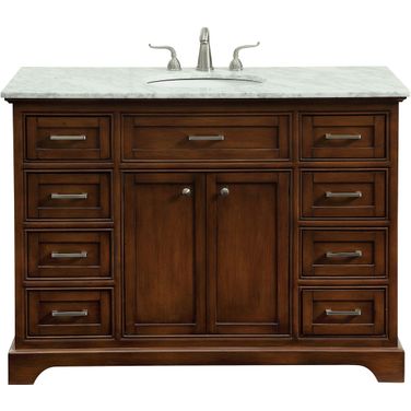 Americana 48" Teak Single Vanity Set