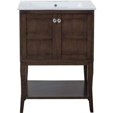 Mason 24" Antique Coffee Vanity Set