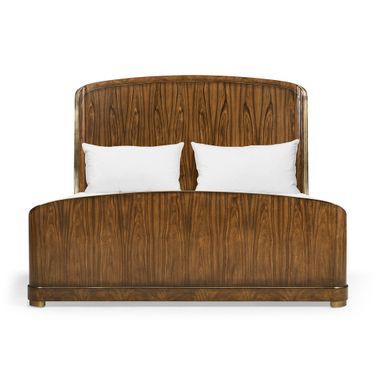 Viceroy King Panel Bed In Brown Santos